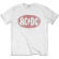 Ac/Dc - Oval Logo Vintage Uni Wht Ac/Dc - Oval Logo Vintage Uni Wht