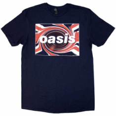 Oasis - Oasis Unisex T-Shirt: Union Jack (navy b