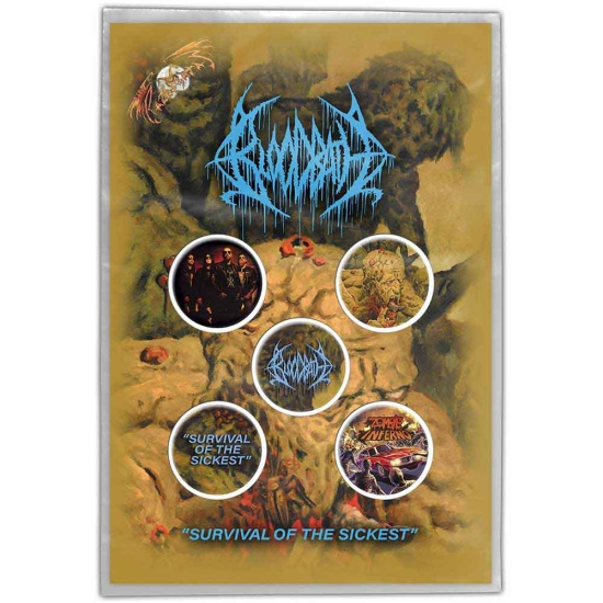 Bloodbath - Survival Of The Sickest Button Badge Pac