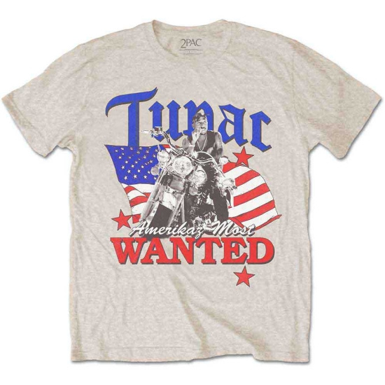 Tupac - Tupac_Most Wanted_Uni_Sand_Ts:   (S)