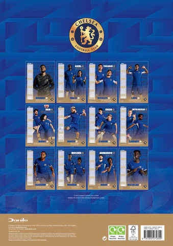 Chelsea Fc - Chelsea Fc 2024 A3 Calendar