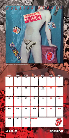 Rolling Stones - Rolling Stones 2024 Square Calendar