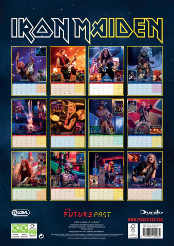 Iron Maiden - Iron Maiden 2024 A3 Calendar