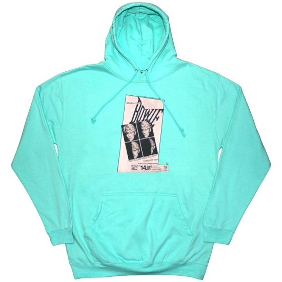 David Bowie - Concert 83 Uni Green Hoodie