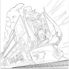 Motörhead - The Official Motörhead Colouring Book