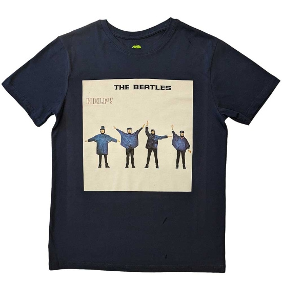 The Beatles - Help! Album Cover Uni Navy   (2XL)