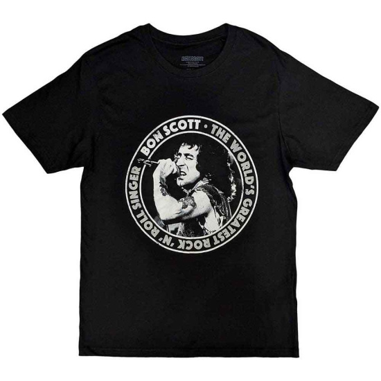 Bon Scott - Twgrrs Circle Uni Bl   (XL)