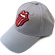 Rolling Stones - Classic Tongue Grey Baseball C Rolling Stones - Classic Tongue Grey Baseball C