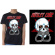 Motley Crue - Skull Cuffs 2 Uni Bl Motley Crue - Skull Cuffs 2 Uni Bl