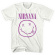 Nirvana - Purple Smiley Uni Wht    Nirvana - Purple Smiley Uni Wht