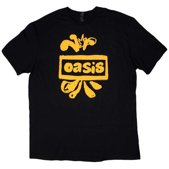 Oasis - Drawn Logo Uni Bl   