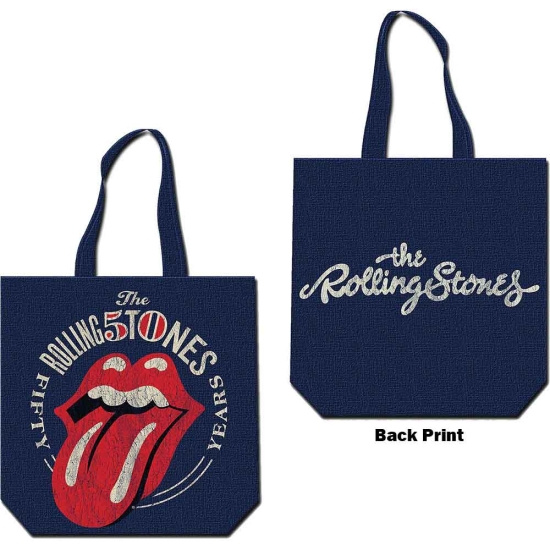 Rolling Stones - 50Th Anniversary Cotton Tote B