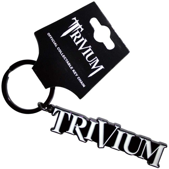 Trivium - Logo Black Keychain