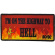 Ac/Dc - Highway To Hell Flames Printed Patch