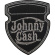 Johnny Cash - Metallic Shield Woven Patch Johnny Cash - Metallic Shield Woven Patch