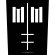 Marilyn Manson - Cross Logo Back Patch