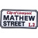 Rock Off - Mathew Street Liverpool Sign Woven Patch Rock Off - Mathew Street Liverpool Sign Woven Patch