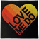 The Beatles - Love Me Do Gradient Heart Woven Patch The Beatles - Love Me Do Gradient Heart Woven Patch