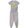 Nirvana - Yellow Smiley Uni Grey Pyjamas: