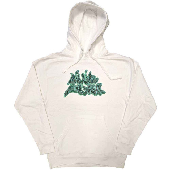 Billie Eilish - Graffiti Logo Uni Wht Hood:  S