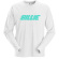 Billie Eilish - Racer Logo Fp Uni Wht L/S: S Billie Eilish - Racer Logo Fp Uni Wht L/S: S