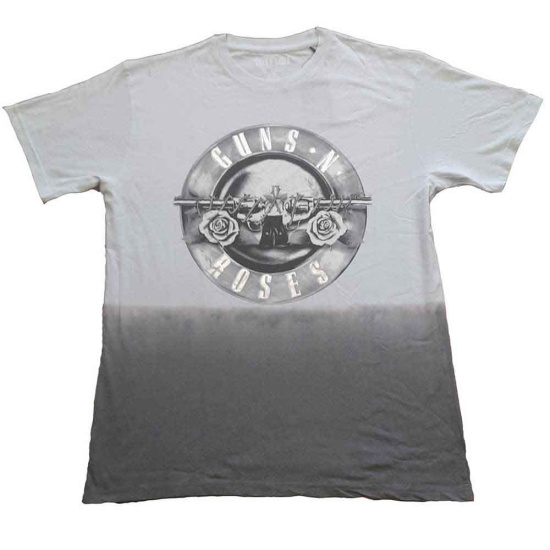 Guns N Roses - Tonal Bullet Uni Grey Dip-Dye    S