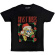 Guns N Roses - Holiday Skull Uni Bl    S