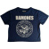 Ramones - Presidential Seal Lady Denim Crop Top: Ramones - Presidential Seal Lady Denim Crop Top: