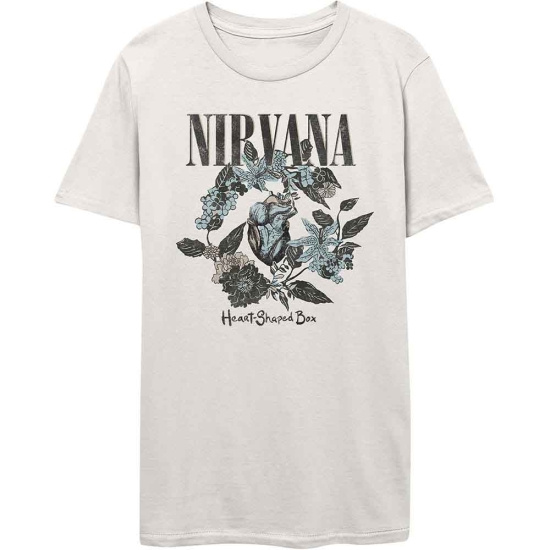 Nirvana - Heart Shape Box Wht   (S)