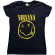 Nirvana - Yellow Happy Face Lady Navy Nirvana - Yellow Happy Face Lady Navy