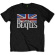 The Beatles - Drop T Logo & Vint Flag Boys T-Shirt Bl The Beatles - Drop T Logo & Vint Flag Boys T-Shirt Bl