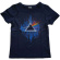 Pink Floyd - Dsotm Blue Splatter Boys T-Shirt Navy