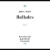 Zorn John - Ballades Zorn John - Ballades