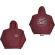 Alice In Chains - Circle Emblem Uni Maroon Zip Hoodie Alice In Chains - Circle Emblem Uni Maroon Zip Hoodie