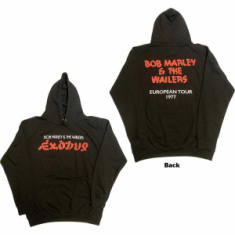 Bob Marley - Exodus Wailers Eur Tour  77 Bl Hoodie 