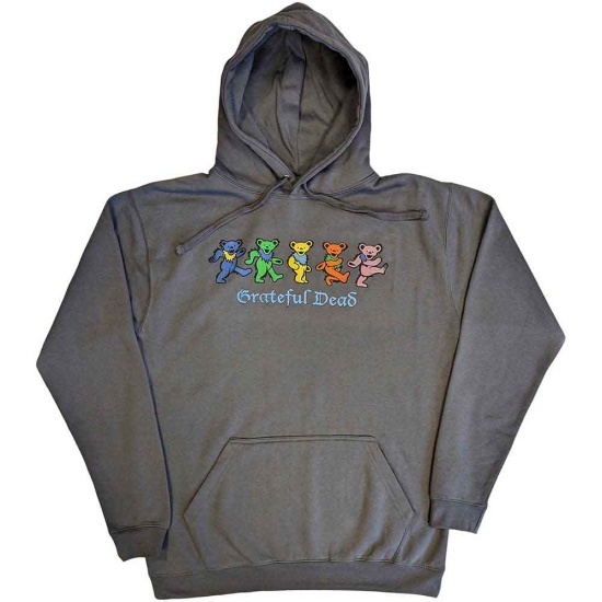 Grateful Dead - Dancing Bears Uni Grey Hoodie 