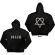Him - Logo Uni Bl Hoodie Him - Logo Uni Bl Hoodie