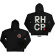 Red Hot Chili Peppers - Red Asterisk Uni Bl Zip Hoodie Red Hot Chili Peppers - Red Asterisk Uni Bl Zip Hoodie