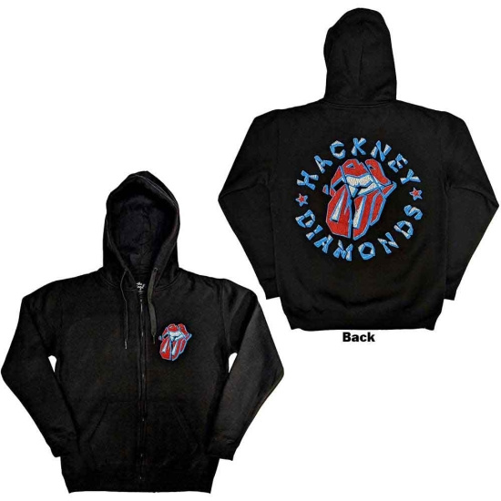 Rolling Stones - Hackney Diamonds Stars Bl Zip Hoodie 