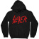 Slayer - Distressed Logo Bl Hoodie Slayer - Distressed Logo Bl Hoodie