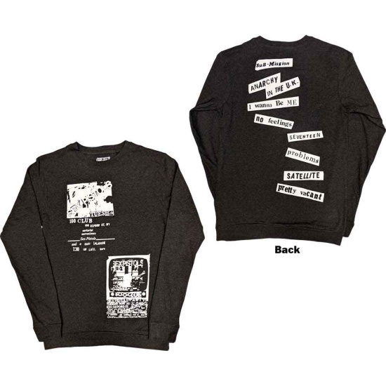 Sex Pistols - 102 Club Uni Char Longsleeve 