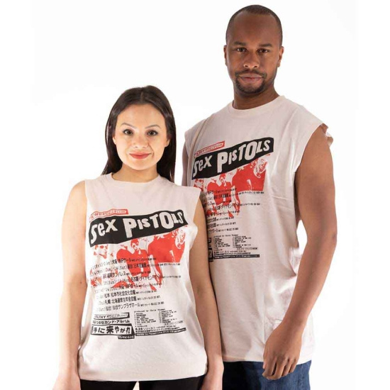 Sex Pistols - Filthy Lucre Diamante Natrl Tank Top 
