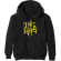 The 1975 - Gold Logo Uni Bl Hoodie The 1975 - Gold Logo Uni Bl Hoodie