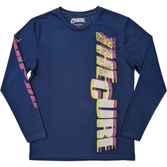 The Cure - Glitched Logo Denim Longsleeve 