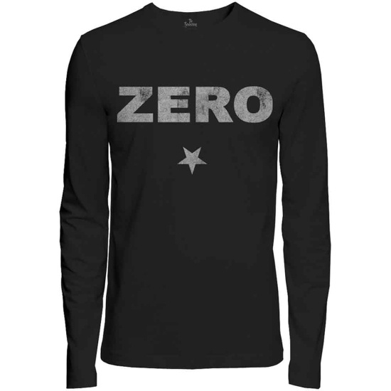 Smashing Pumpkins - Zero Distress Print Bl Longsleeve 