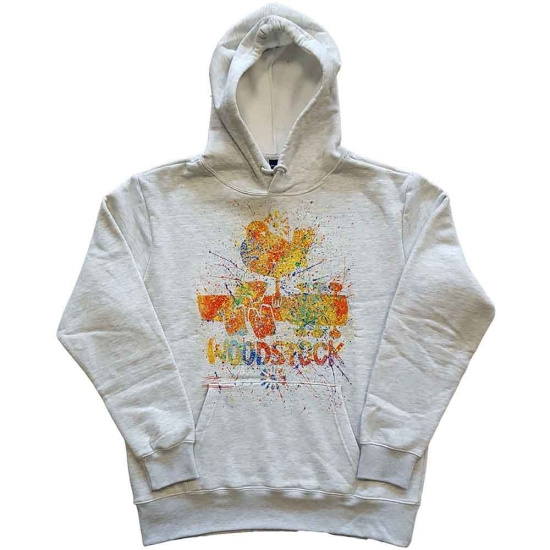 Woodstock - Splatter Uni Off Wht Hoodie 