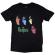 The Beatles - Colour Faces Uni Bl T-Shirt The Beatles - Colour Faces Uni Bl T-Shirt