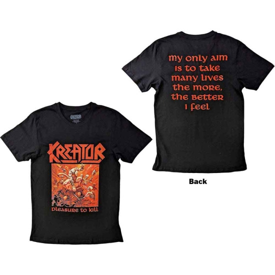 Kreator - Pleasure To Kill Uni Bl T-Shirt