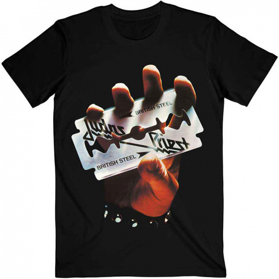 Judas Priest - British Steel Uni Bl T-Shirt