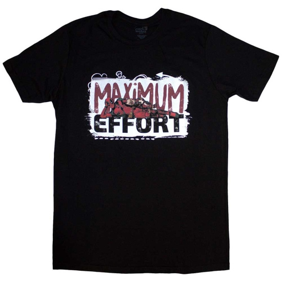 Marvel - Deadpool Maximum Effort Bl T-Shirt